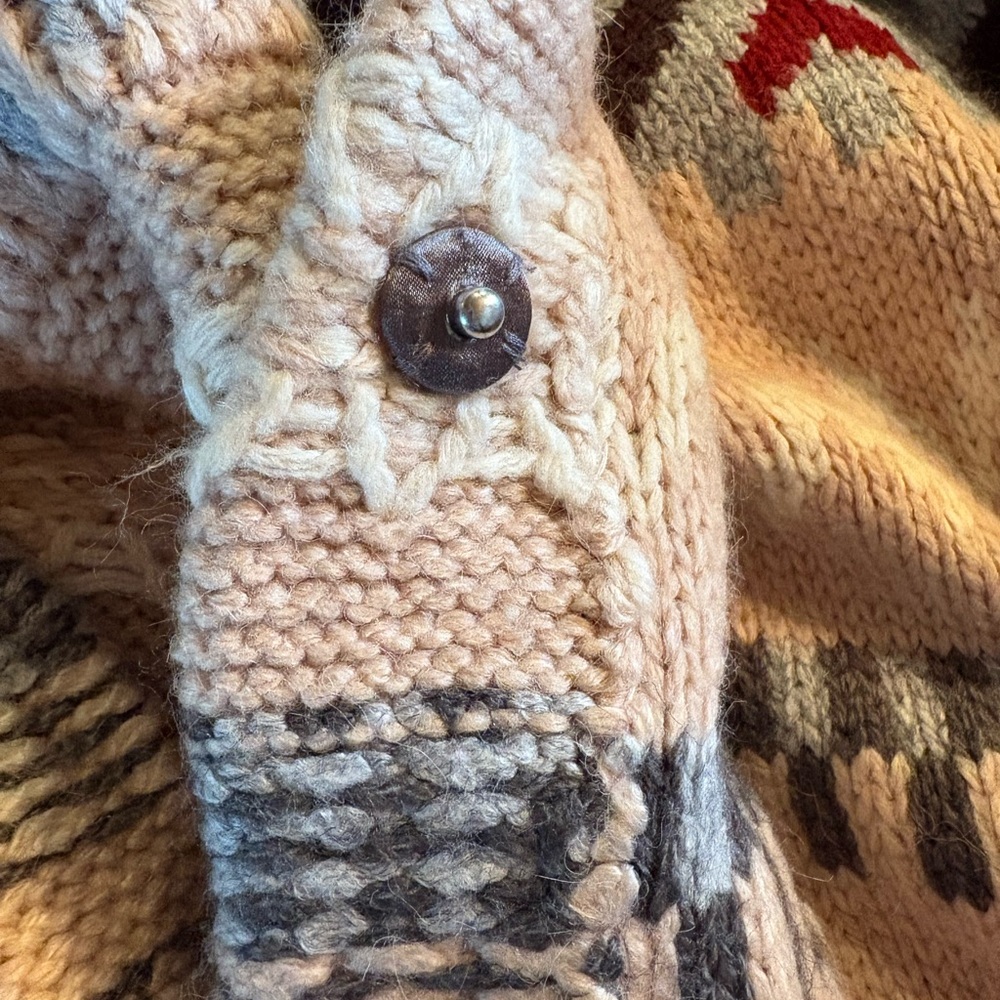 Sundance Multicolor Patterned Sweater Coat - Picture 8 of 9
